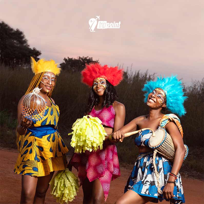 African People showing their culture -Tour site, Cultural Expedition