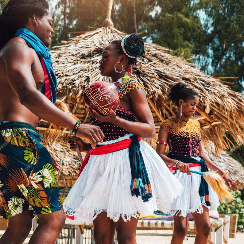 African People showing their culture -Tour site, Cultural Expedition