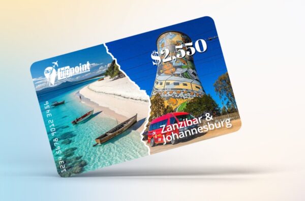 Zanzibar & Johannesburg Travel Gift Card