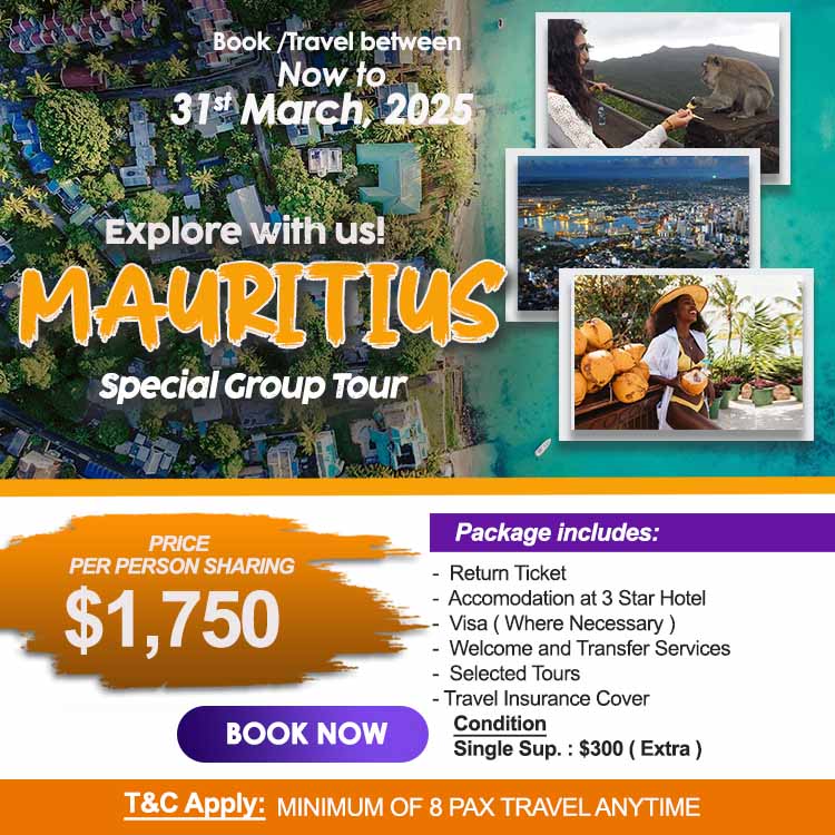 Mauritius Special Group Tour