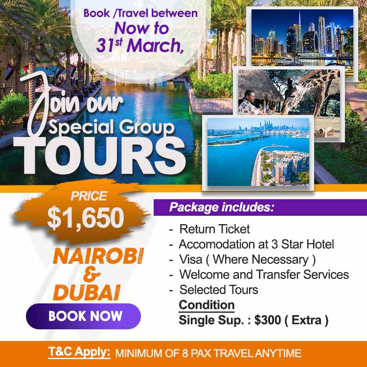 Nairobi/Dubai Special Group Tour